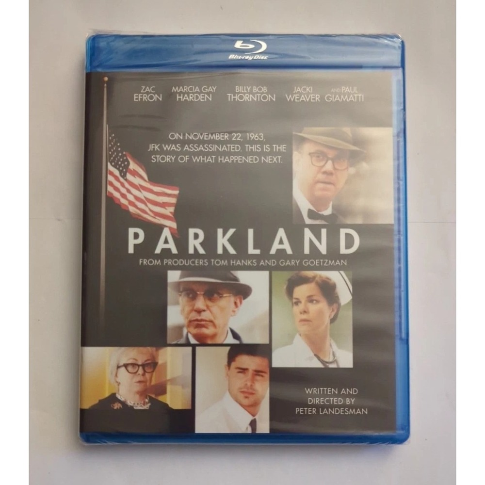 Parkland (Blu-ray, 2013) Zac Efron, Billy Bob Thornton, Paul Giamatti - New